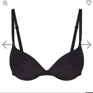 SKIMS Ultimate Apex Nipple Push Up Bra, Onyx